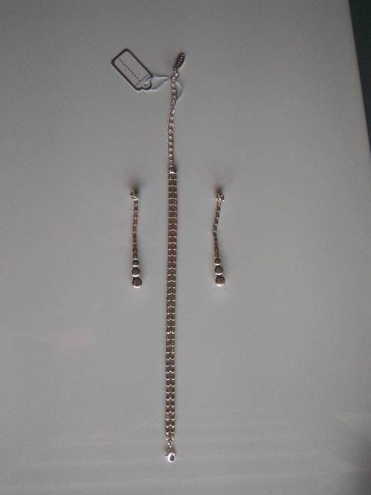 Kolczyki i bransoletka