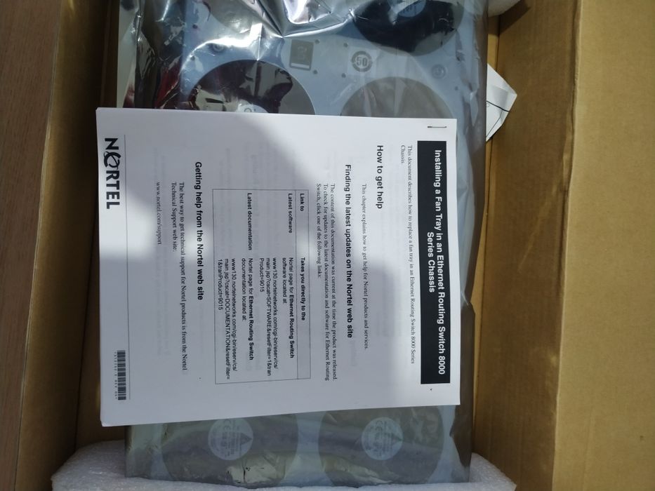 Nortel spare fan tray