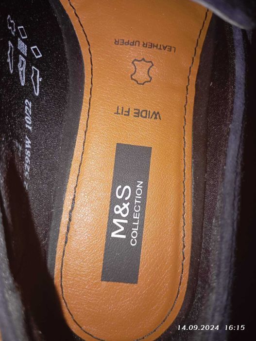 Замшеві туфлі жіночі лофери(натурал шкіра). стан нового р36-36,5