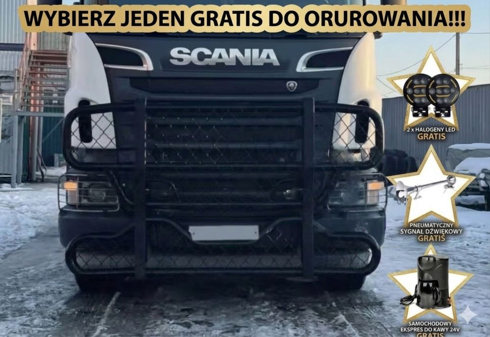 DOSTAWA 99 zł / Kangur Scania R orurowanie TRUX HYPRO Man Daf Volvo Mercedes Iveco bullbar Next Gen
