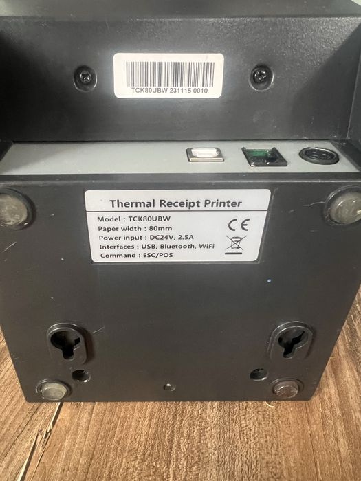 Drukarka fiskalna bonowa termiczna TCK80UBW Ethernet jak nowa LAN RJ45