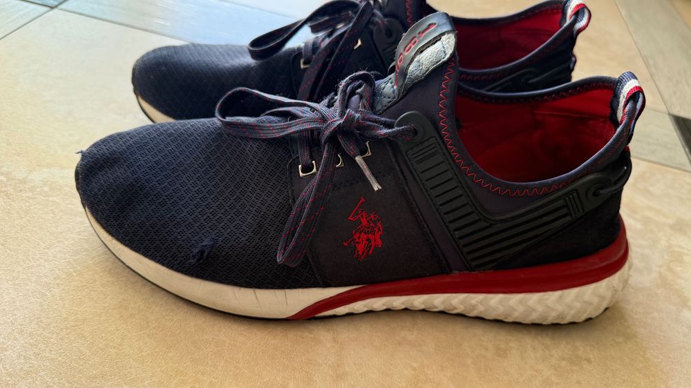 Sneakersy U.S. POLO ASSN. granatowe