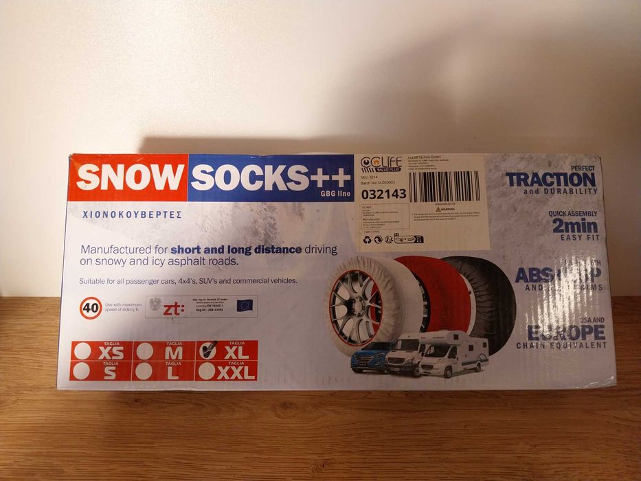 Łańcuchy śniegowe tekstylne CCLIFE 14-22 cale S386