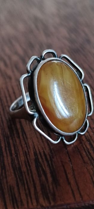 Orno srebrny pierścionek