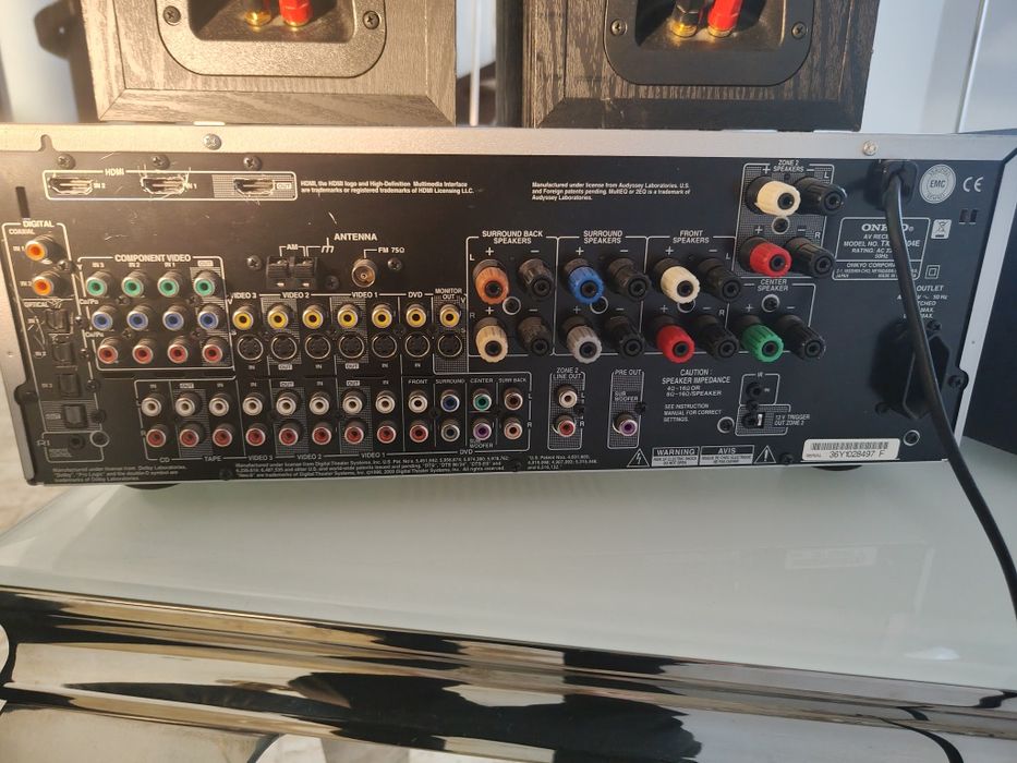 Głośniki KLIPSCH- amplituner ONKYO