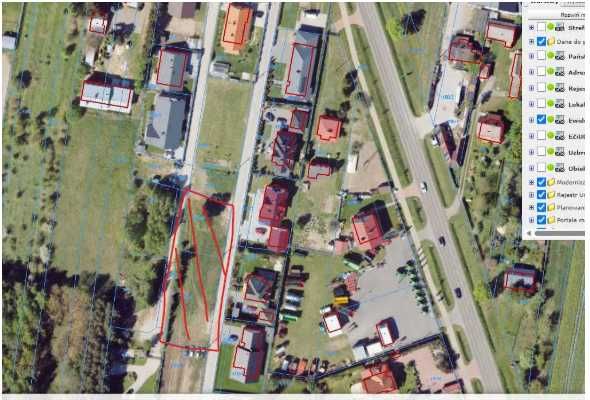 Działka budowlane przy ul. Radzyńskiej  1423 m²
