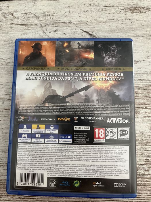 CD Call of Dutt WW2 PS4
