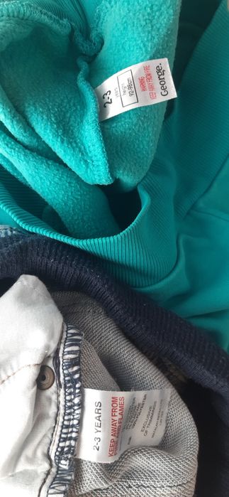 Кофта george джинсы matalan 2-3года