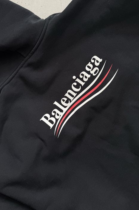 Balenciaga Political Campaign Logo Hoodie худі Баленсіага