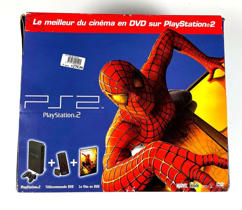 Konsola PlayStation 2 PS2 Spider-Man Pack SCPH-39004 Komplet