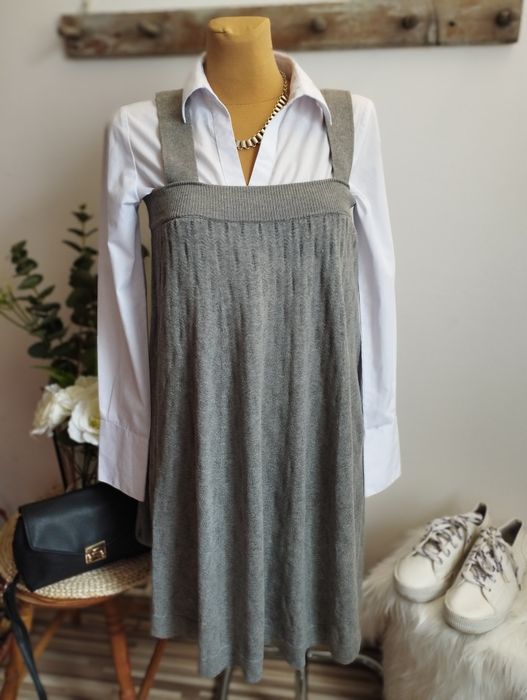 SZARA sukienka sweterkowa H&M XS S 34 ZIMOWA BASIC