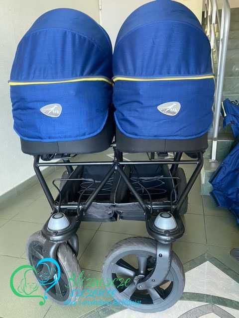 Wózek dla bliźniąt 2w1 KOMIS