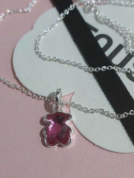 Lancuszek z misiem roz