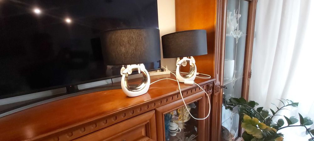 Duża komoda i witryna z kolekcji Bydgoskie Meble Firenze