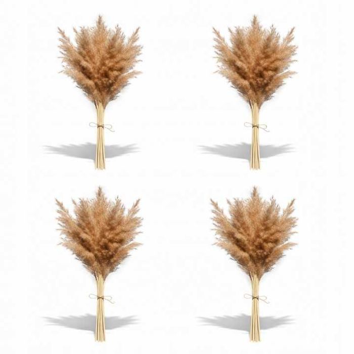 4x Bukiet BOHO Naturalny Trawa suszona pampas dekoracje stołu wesele ślub