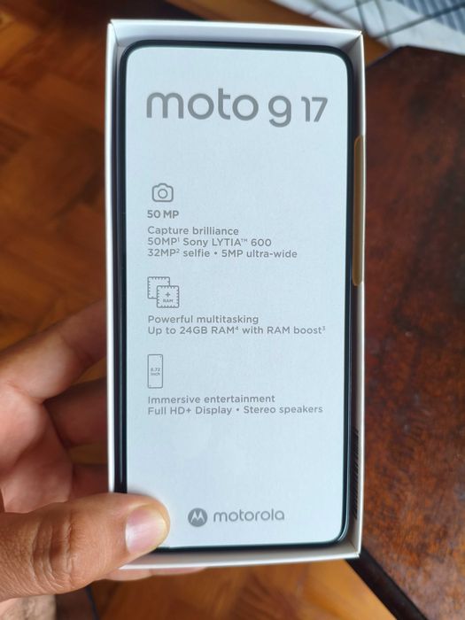 Motorola G17 8+256gb Aparelho novo e sem uso