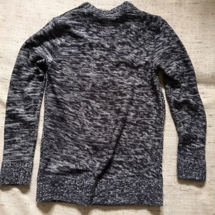 Sweter męski granat - szary