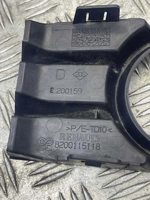 Renault Megane II 2002 Grelha Inferior Frontal de Três Peças 8200115118 RWL30540