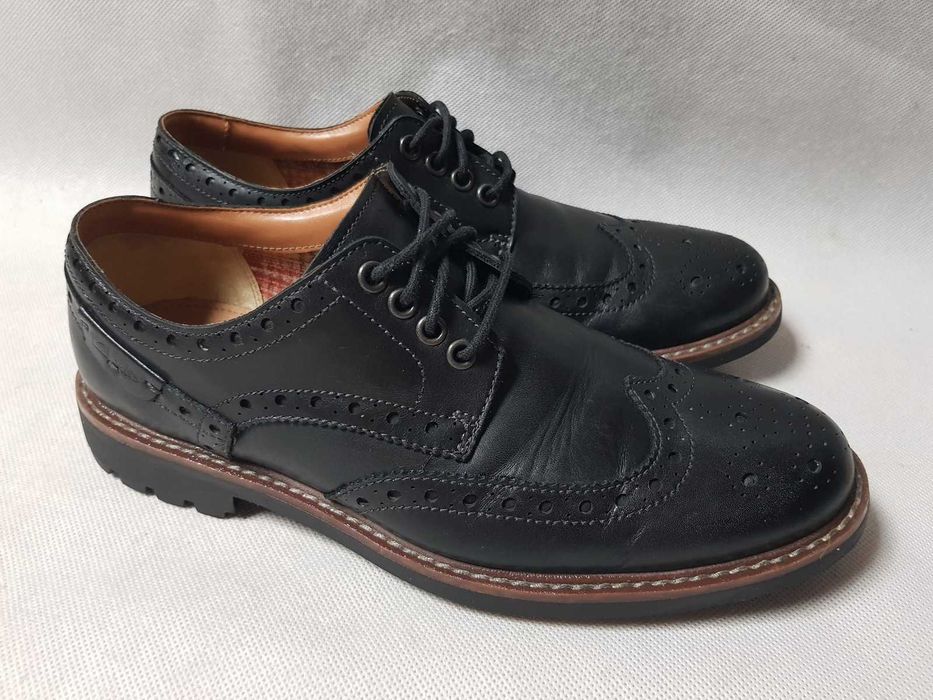 CLARKS - OXFORD / Męskie Buty roz. 42 - 27 cm IDEAŁ