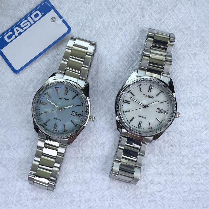 Годинник Casio MTP-1302 steel whiite pattern з Упакуванням