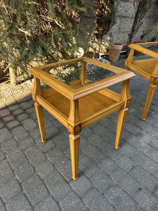 Dwa Stoliki Kawowe Ława Ludwikowska Ludwik Stoliki Nocne Kwietnik