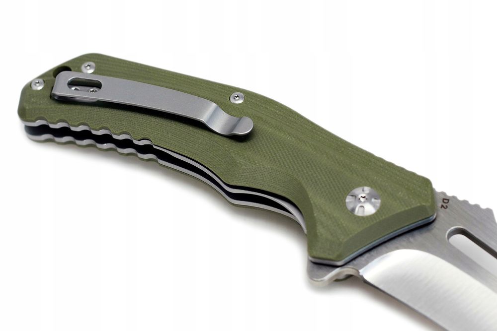 Nóż składany taktyczny survival Eafengrow EF908-GR G10 EDC