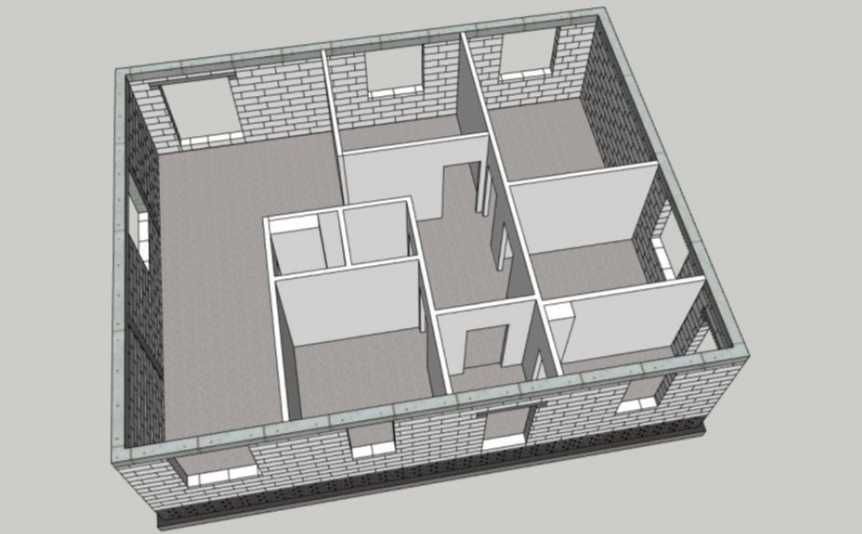 Dom Parterowy Wolnostojący 106,06m2