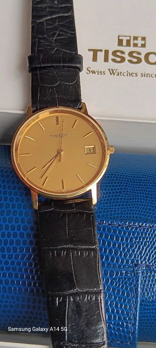 Relógio Tissot, caixa em ouro, novo,