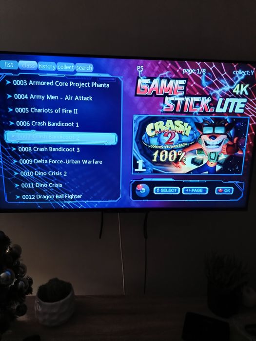 Konsola Game Stick Lite 4k. Pegasus 20 000 gier + 2 PADY. Polskie menu