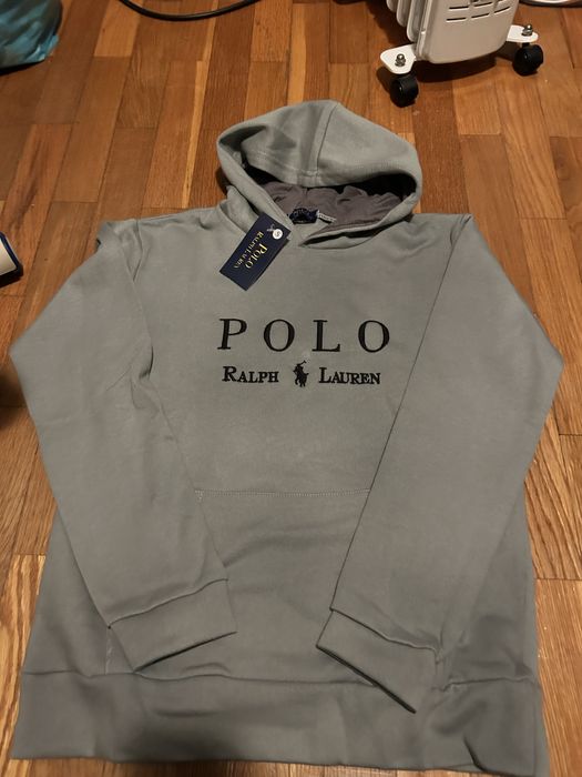sweat polo ralph lauren cinza