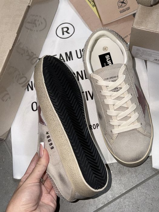 Кеди golden goose 37,38,39  розміри ,рожева зірка голден гус