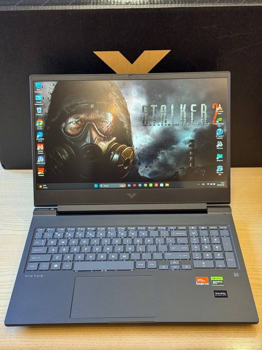 Топовый игровой ноутбук HP-Victus-16 (AMD R7-7840HS/RTX4050-6Gb-120W)