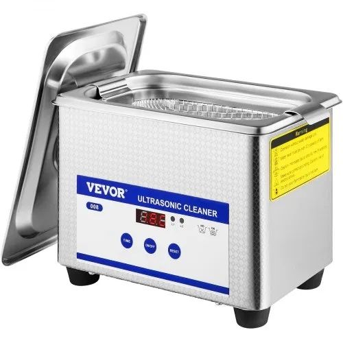 VEVOR 0.8L Myjka Ultradźwiękowa timer 35W Do Biżuterii elektroniki