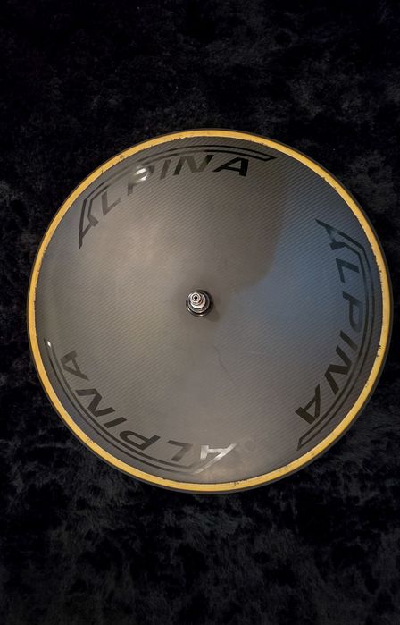 Alpina Carbon Track Disc Wheel (Stealth), Tylne koło torowe, Stan bdb