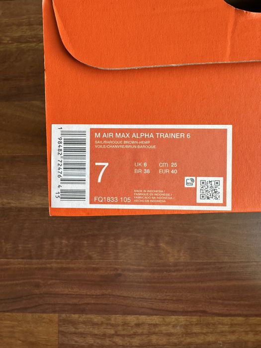 NIKE Air Max Alpha Trainer 6 Buty Sportowe Sneakersy Obuwie 40 dł 25cm