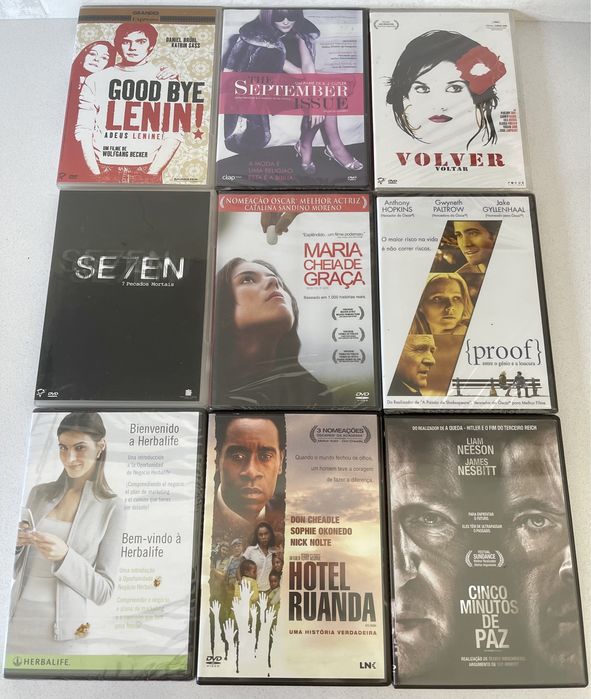 Lote 9 filmes - dvd