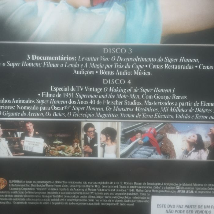 Super Homem 4 DVD's
