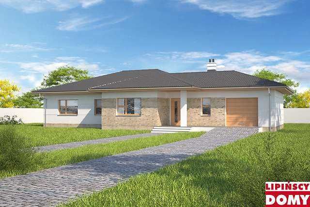 Projekt budowlany domu jednorodzinnego Palermo DCB100 (LIPIŃSCY DOMY)