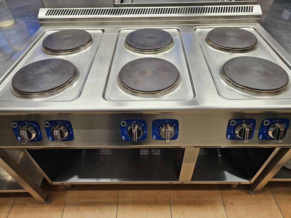 Kuchnia elektryczna 6 palnikowa Gort