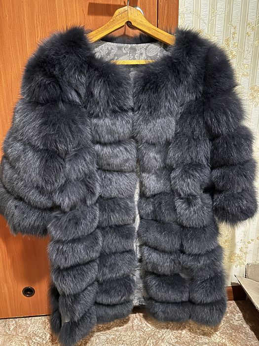 Меховая шубка писец шуба песец полушубок песцовый жилетка