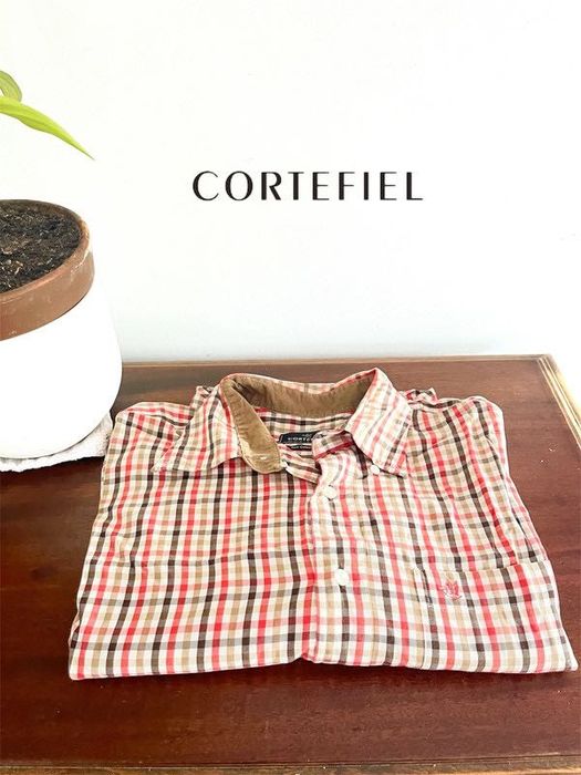 Camisa Cortefiel – Twill Collection – Tamanho L