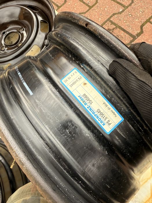 Felgi stalowr 6.0x15” 4x108 Peugeot 207 208 Citroen C3 C4