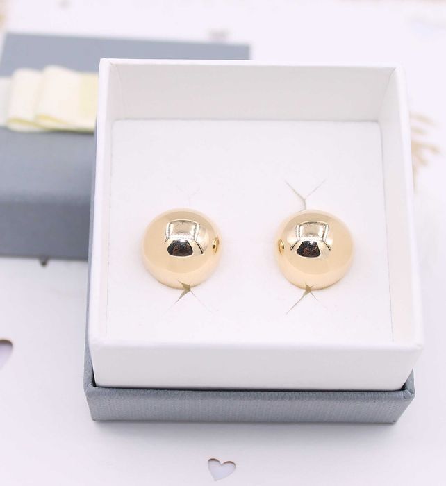 Złote kolczyki p.585/3,35g