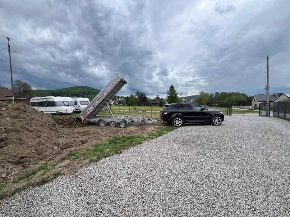 Usługi Kiper 3,5t przyczepa / Pick Up wjadę wszędzie