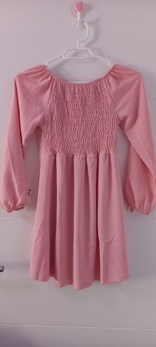 Vestido rosa cerimónia