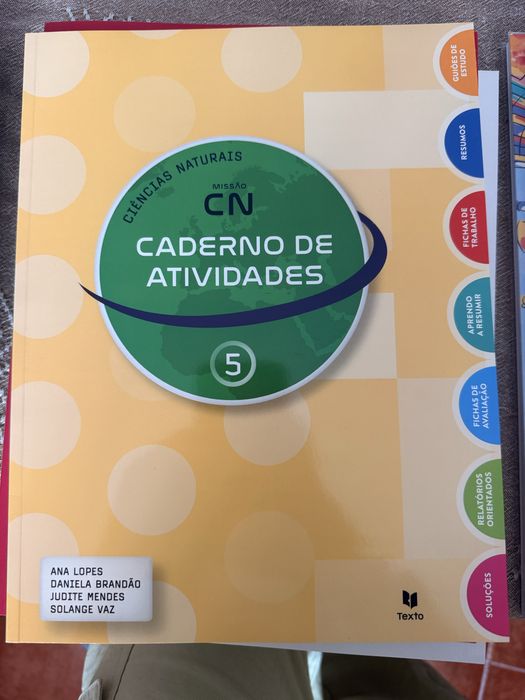 Manuais escolares 5o ano