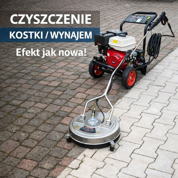 Myjka ciśnieniowa 250bar spalinowa+ talerz do kostki 60cm | Wynajem |
