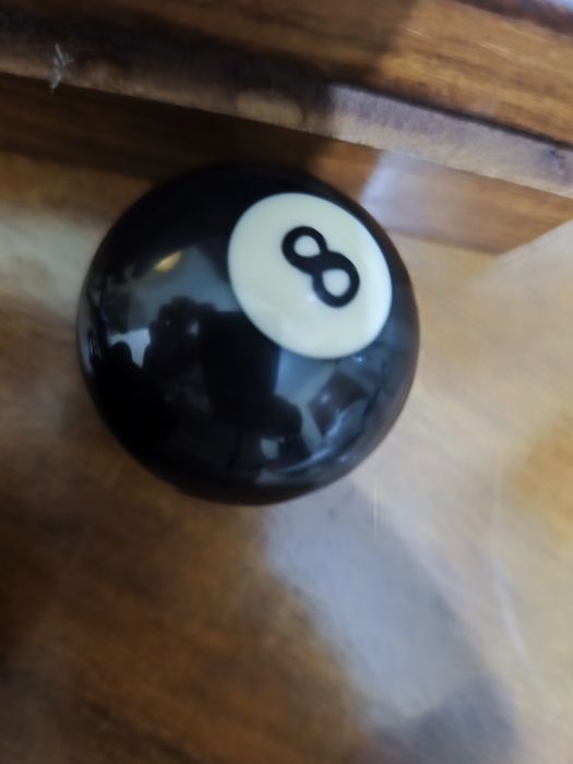 Bola bilhar  media com estojo