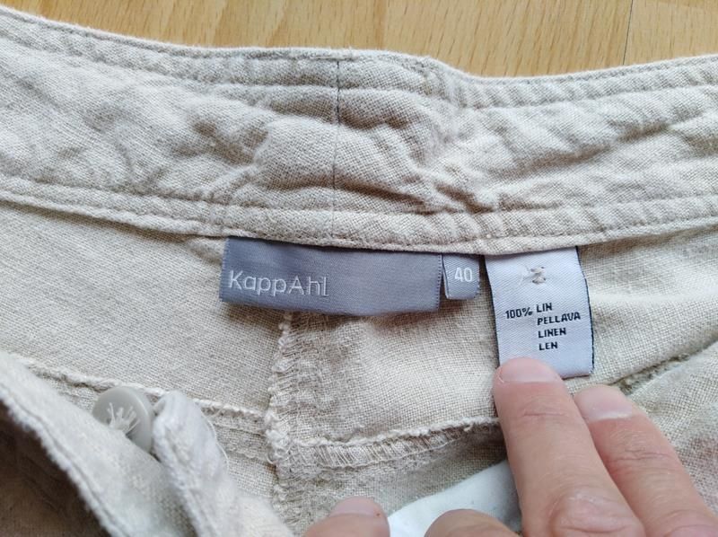 KAPPAHL Spodnie trekkingowe 3/4 rozmiar 40 / M + 100% LEN