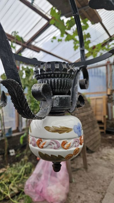 Lampa wisząca ceramiczna ręcznie malowana XII wiek